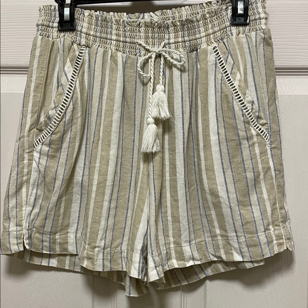 Briggs | New York | High Waist | Line Blend | Striped | Shorts | Size M